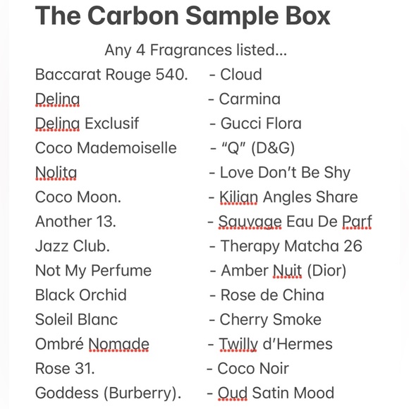 Four 5ml bottles samples. Pick your 4 and enjoy. - Picture 3 of 3